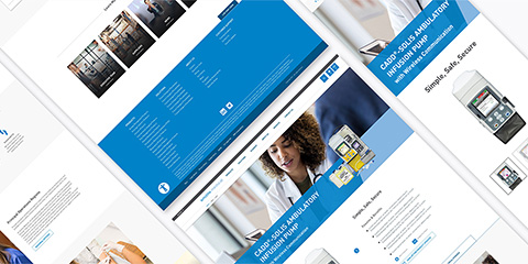 International website redesign (med device) thumbnail