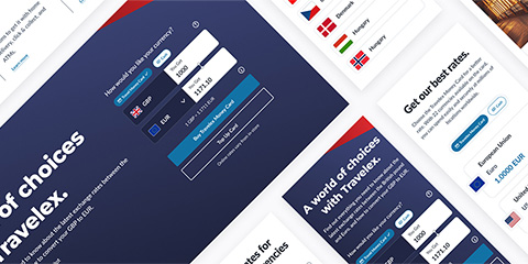 International website redesign (currency exchange) thumbnail